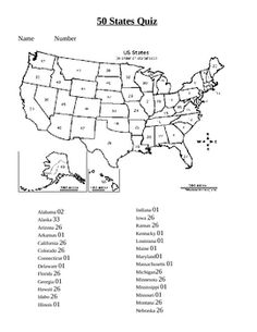 50 States Abbreviations Printable