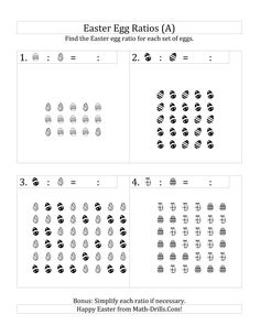 Easter Egg Math Worksheets