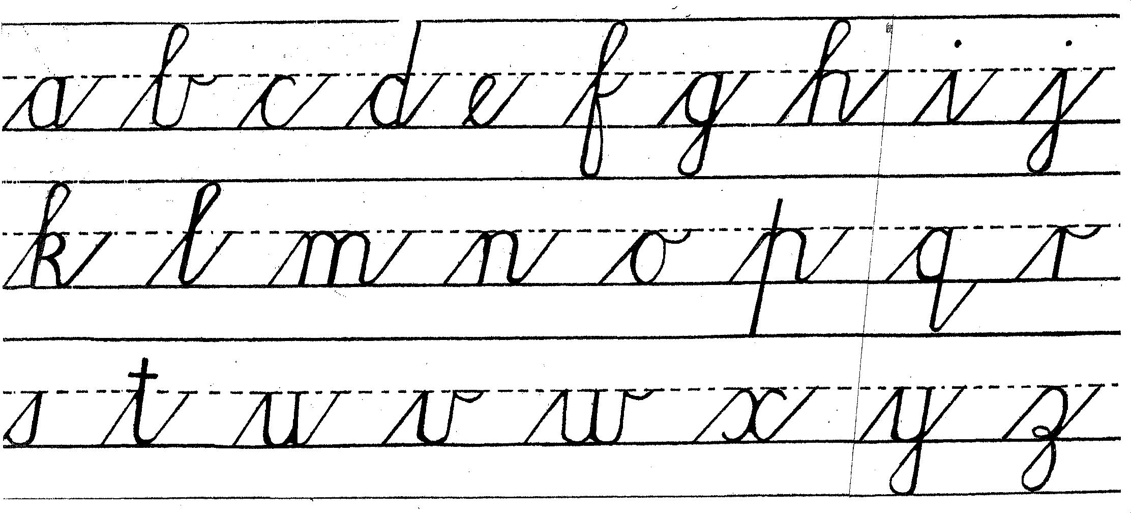 Handwriting Practice Cursive Writing