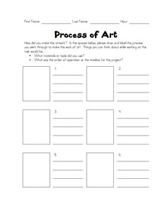 PDF Art Worksheets