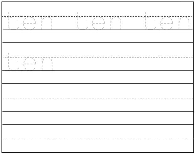 Free Printable Preschool Writing Worksheets