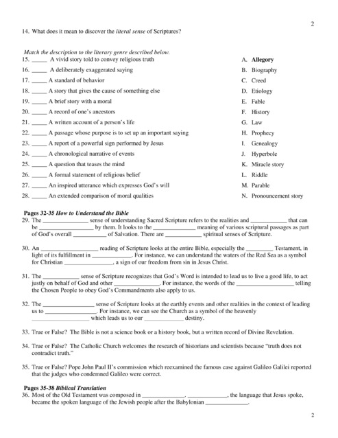 Science Directed Reading Worksheet Answers