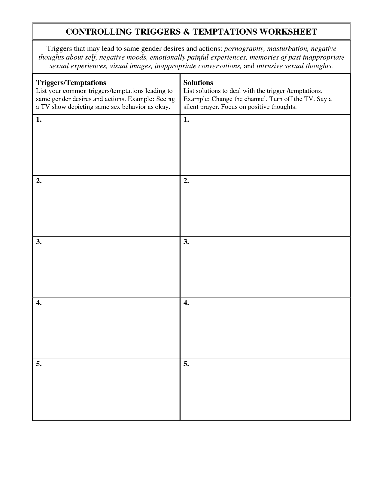 13 Coping Cat Worksheets Worksheeto