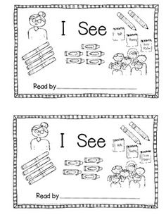 Free Kindergarten Emergent Readers Printable Books