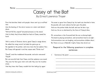 Casey At-Bat Poem