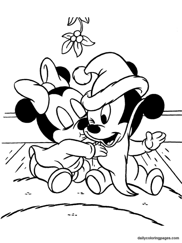 Disney Christmas Coloring Pages