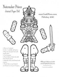 Free Nutcracker Ballet Coloring Pages