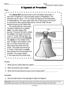 Informational Text Features Worksheets