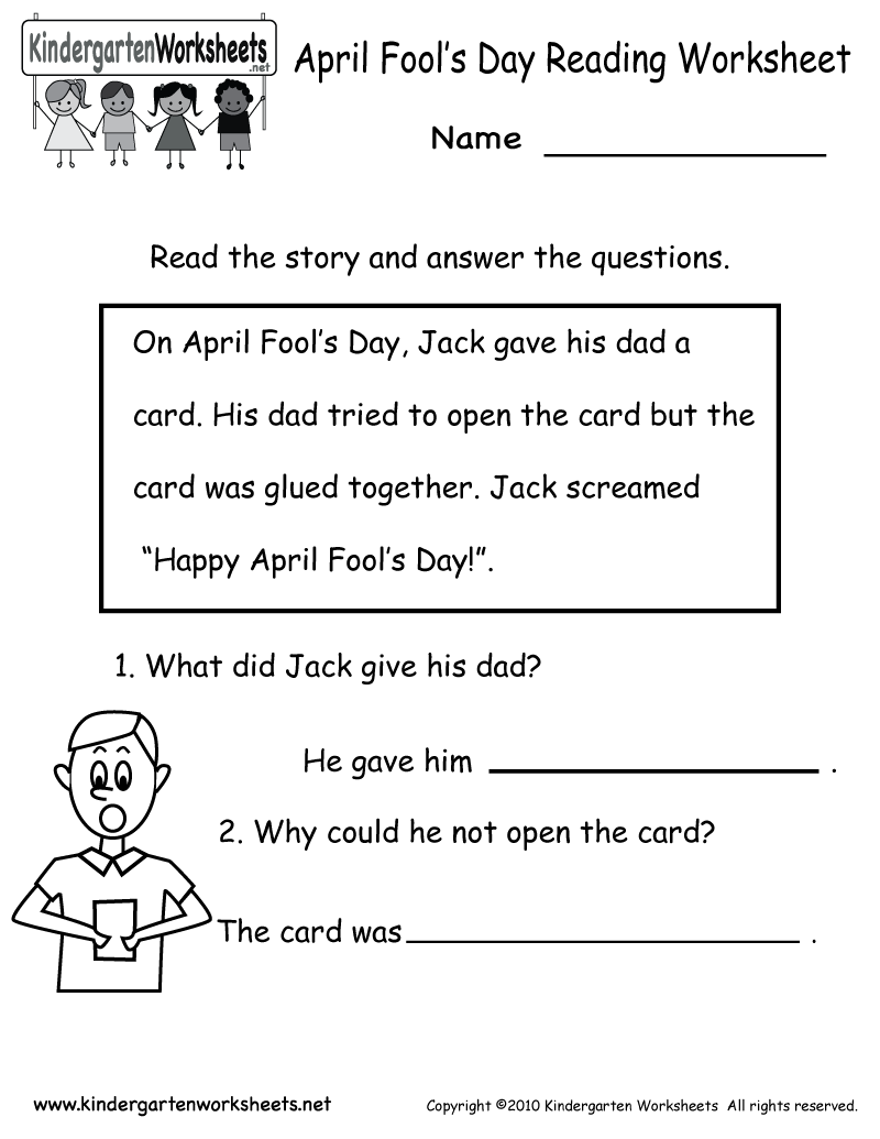 Kindergarten Reading Worksheets