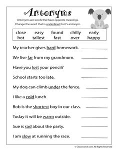 2nd Grade Reading Worksheets PDF