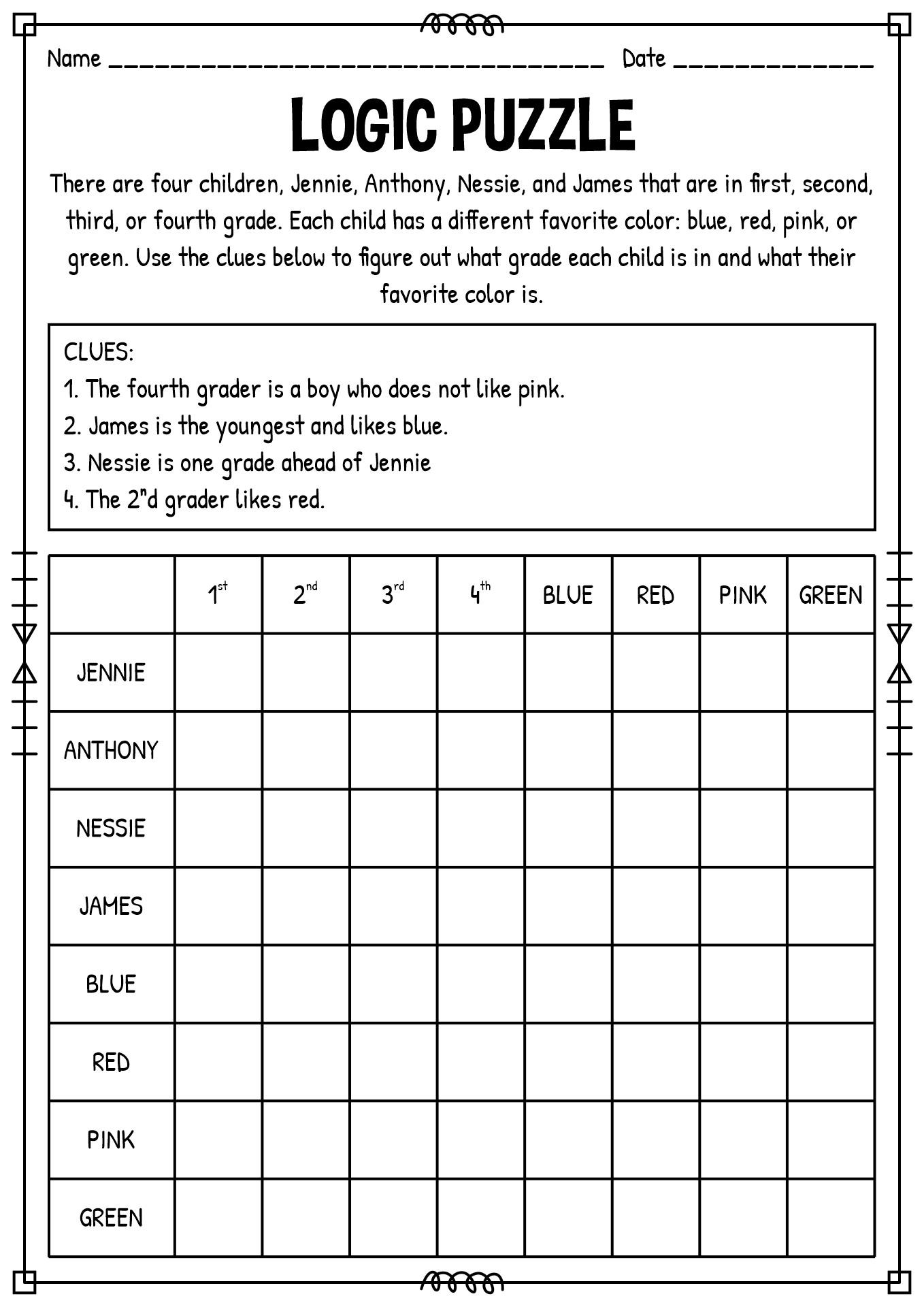 17 Best Images of Logic Worksheets Preschool - Preschool Critical ...