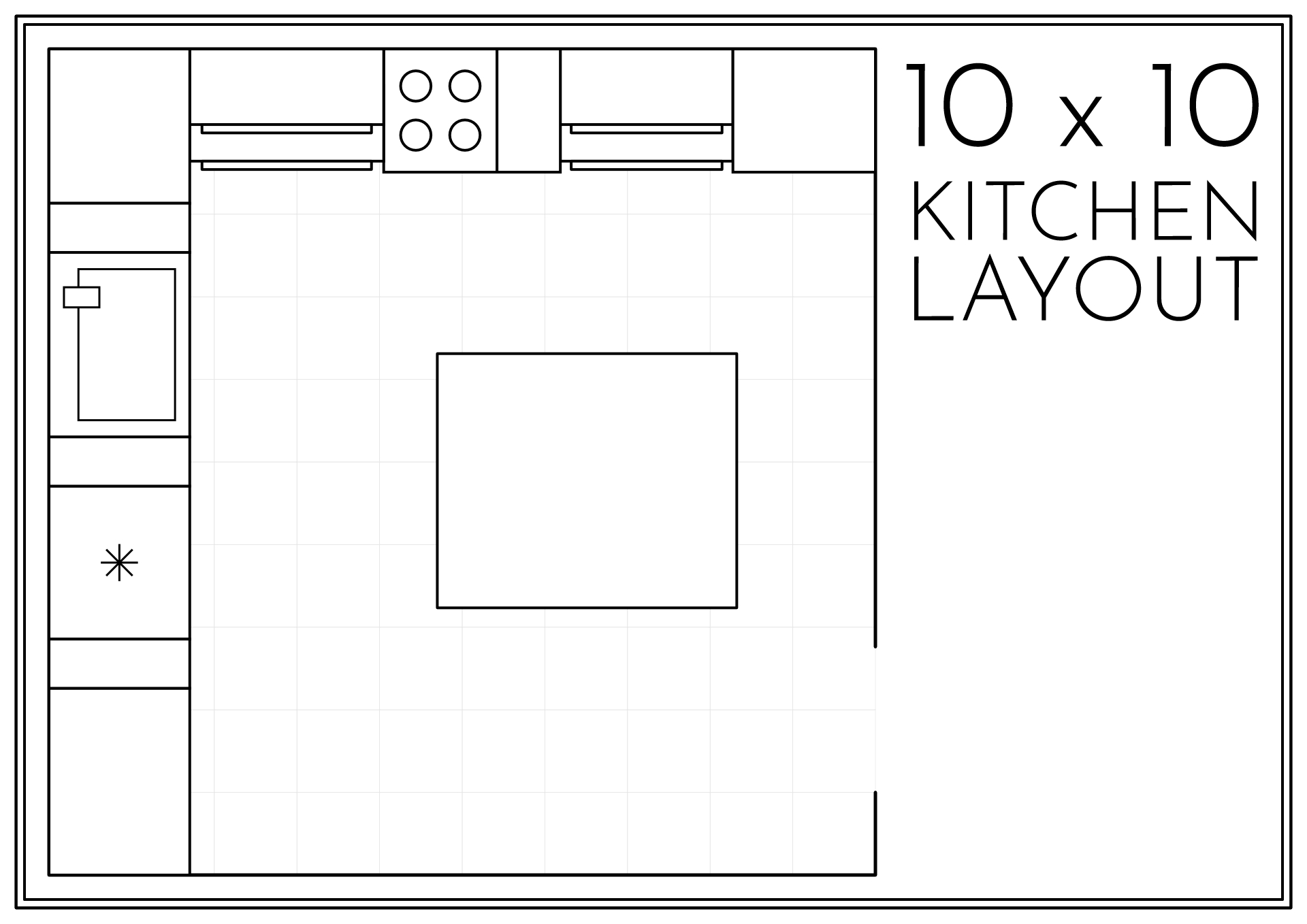 kitchen layout h designer