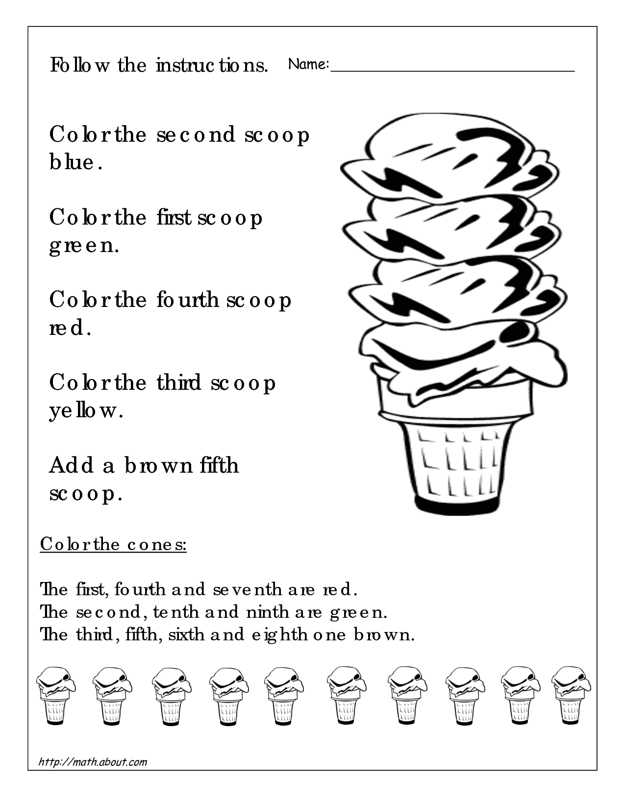 3rd Grade Math Worksheets Printable