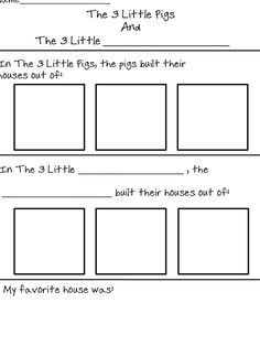 Compare and Contrast Three Little Pigs