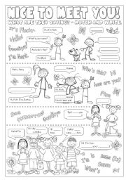 Greetings Worksheet English