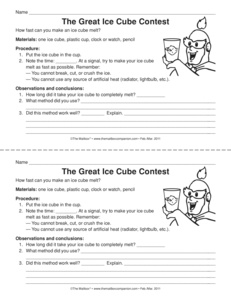 Heat Energy Transfer Worksheet