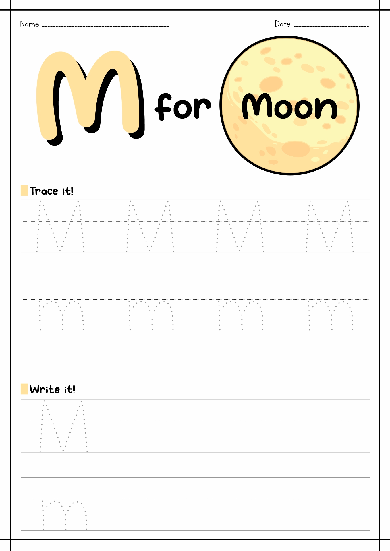 16 Writing Practice Worksheets For Preschool Worksheeto