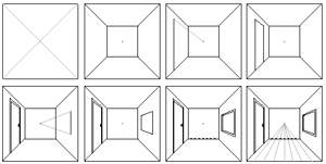 One Point Perspective Drawing Worksheet