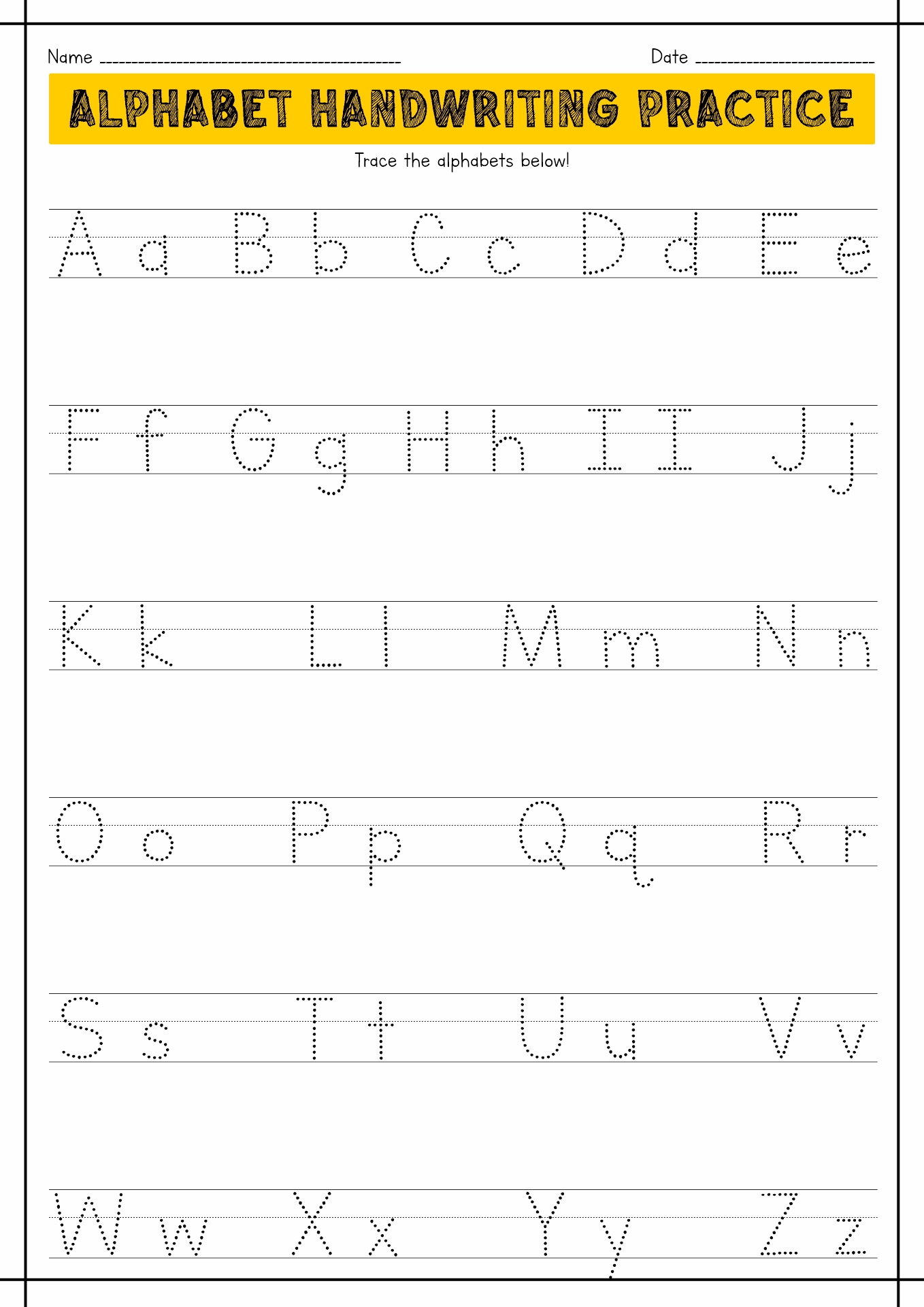 Preschool Handwriting Worksheets Free Practice Pages Preschool 