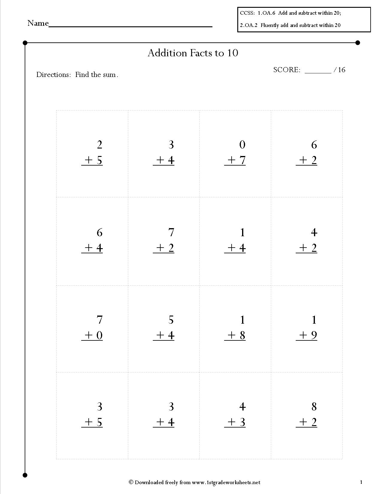 13 50 Addition Problems Worksheet Worksheeto