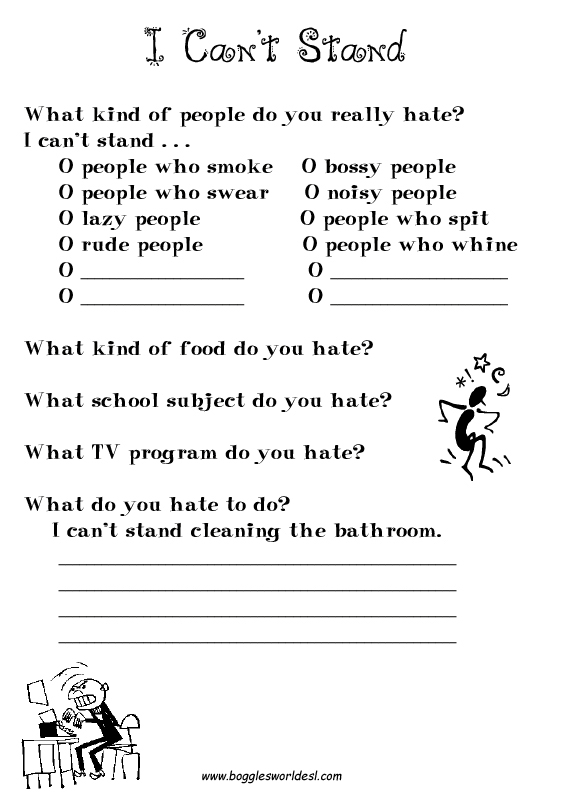 Can and Cant Worksheets for Kids