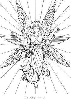 Free Adult Coloring Pages Angels