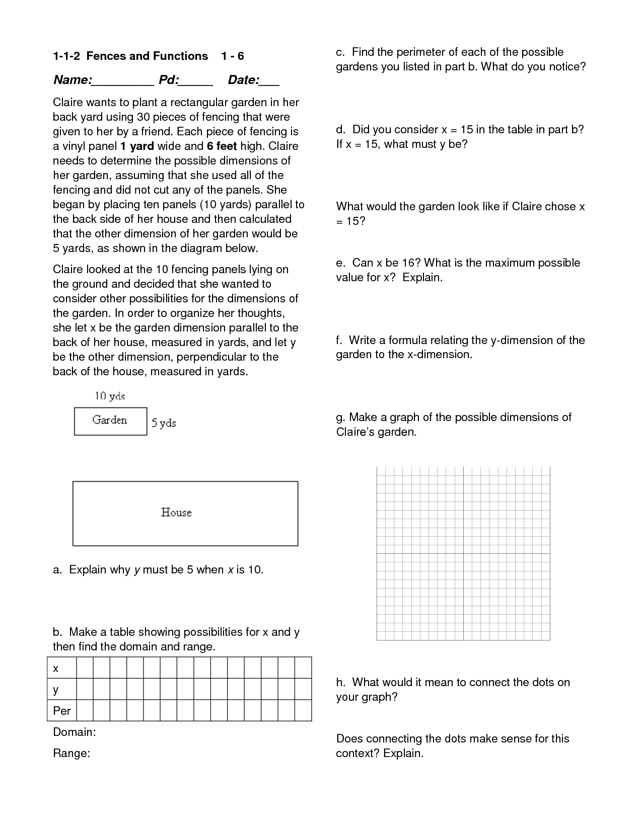 Math Pre-Algebra Worksheets Free