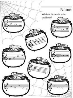 Music Note Reading Worksheets