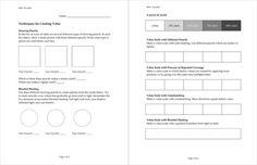 Shading Techniques Worksheet