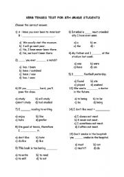 8th Grade English Worksheets Printable