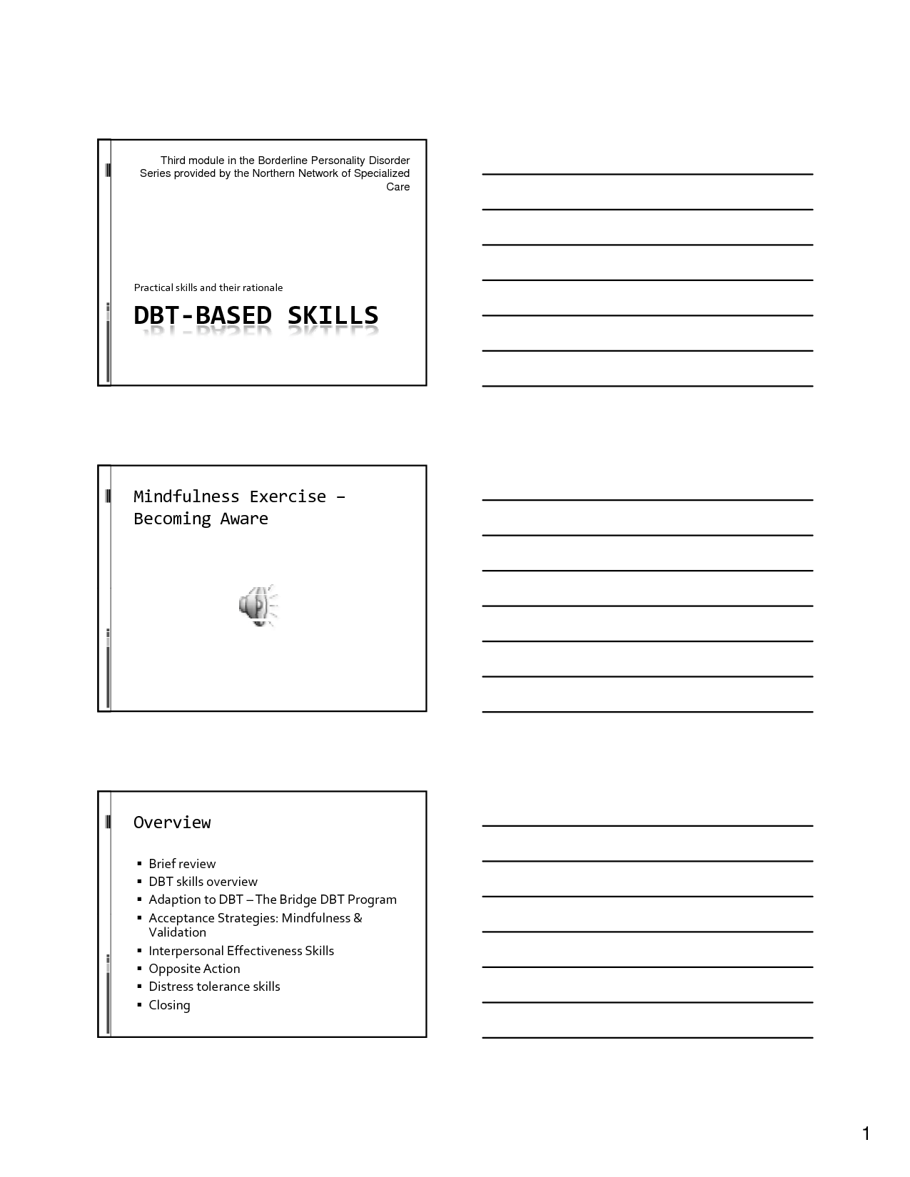 Free DBT Emotion Regulation Worksheets