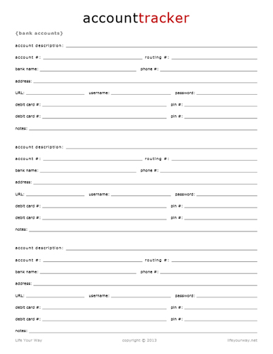 Free Home Management Notebook Printables