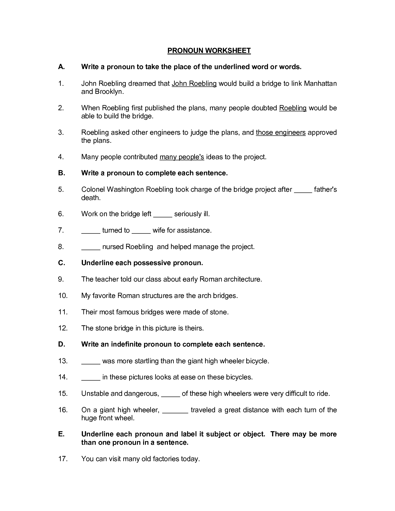 16 Reflexive Pronouns 2nd Grade Worksheets Worksheeto