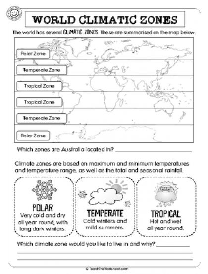 10 Weather And Climate Worksheets Worksheeto