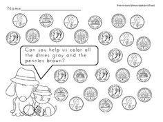 Coin Denominations Worksheets