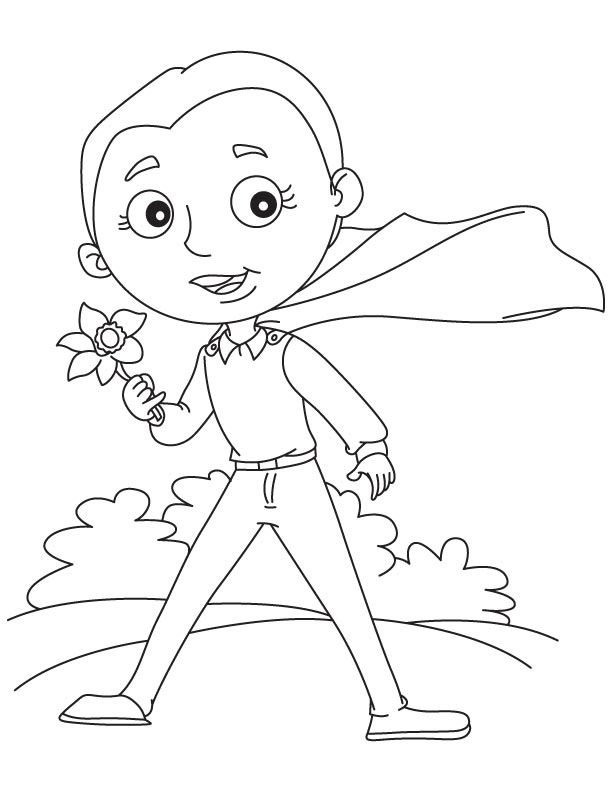 Holding Hands Coloring Pages Super Heroes