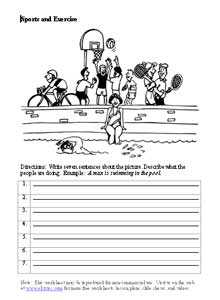 Fun Writing Worksheets