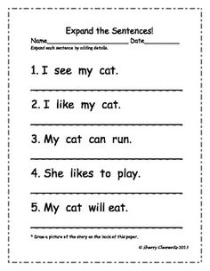 19 Best Images of Kindergarten Sentence Writing Practice Worksheets ...