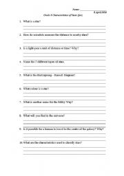 Earth Science Worksheets Grade 3