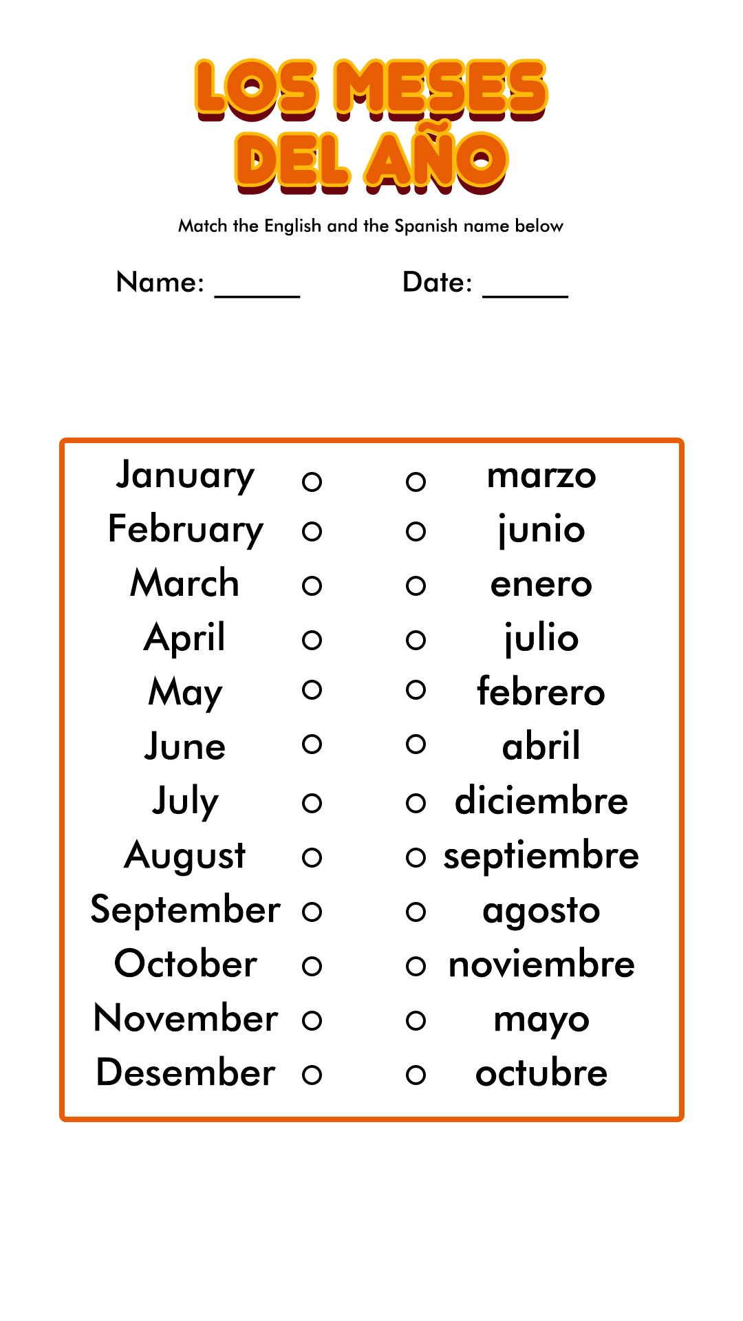 10 Learning The Months Of The Year Worksheet Free PDF At Worksheeto