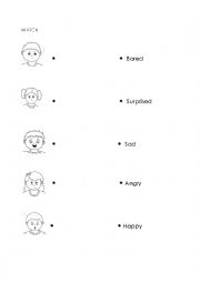 Identifying Feelings Emotions Worksheet