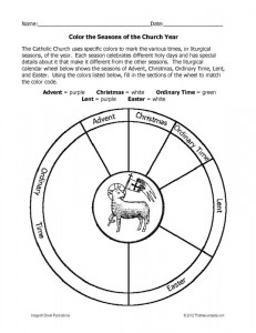 Seasons of the Church Year Coloring Pages