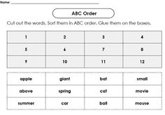 Super Teacher Worksheets Kindergarten