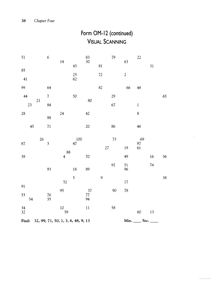 Developing Ocular Motor and Visual Perceptual Skills