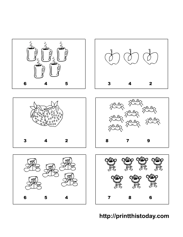 15 Number Matching 1 10 Worksheets Kindergarten Worksheeto