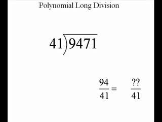 Polynomial Long Division