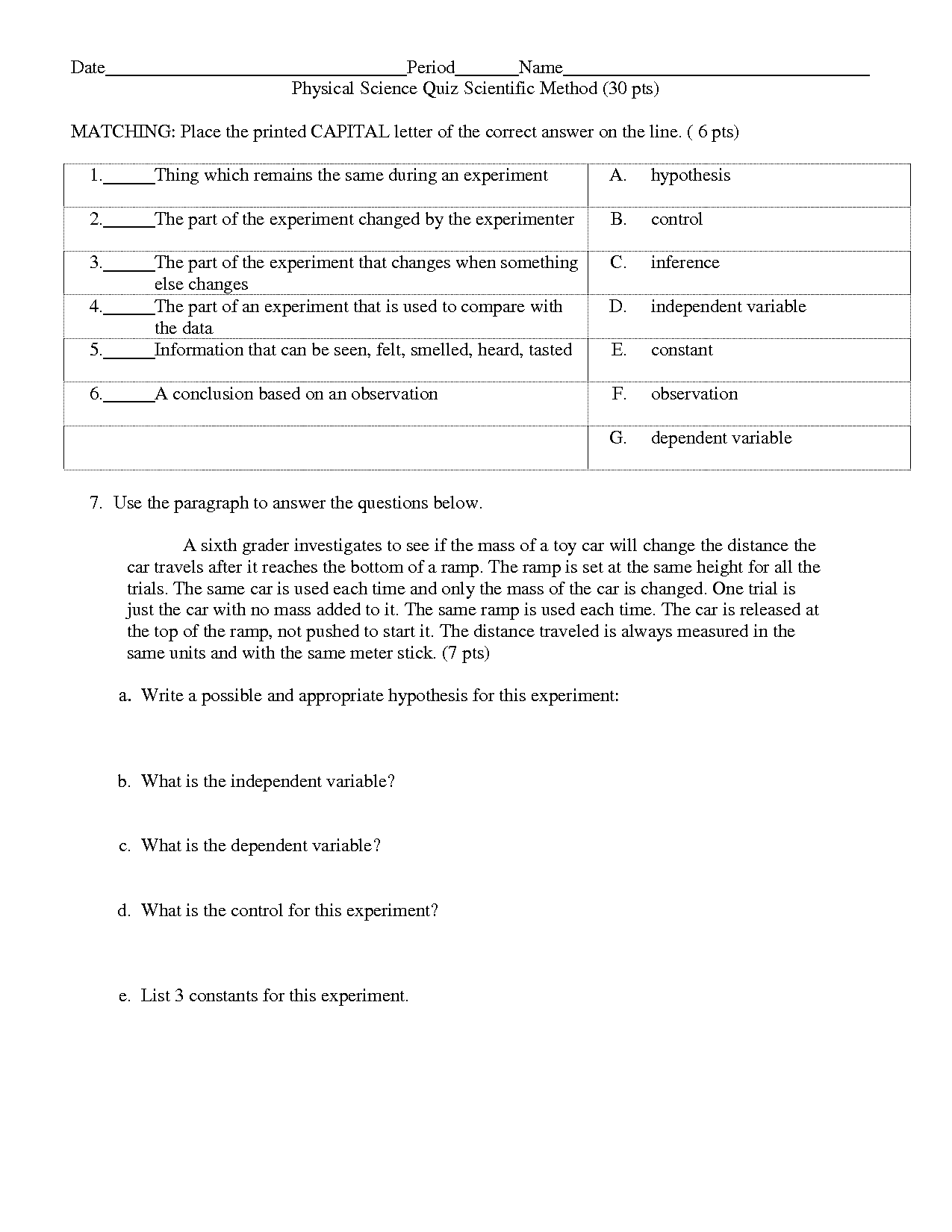 13 Scientific Method Worksheet Answer Key Worksheeto