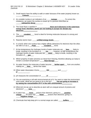 Worksheets Answer Key