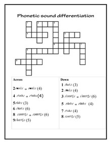 Worksheets Phonetics Exercises