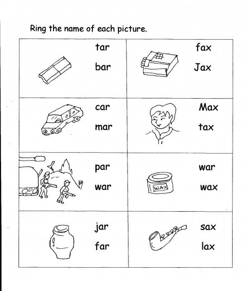 CVC Words That Start with R